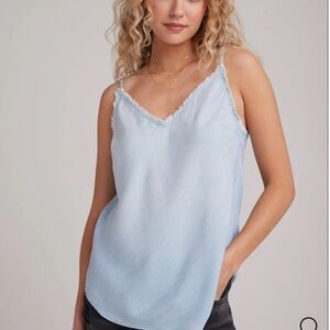 NWT Bella Dahl Women's Light Blue Cami Top SZ S